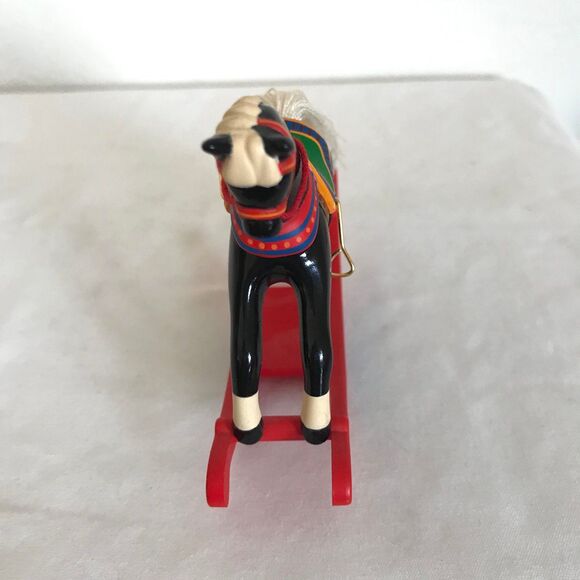 VTG Hallmark Keepsake Collector Series Christmas Ornament 1996 Rocking Horse - Picture 11 of 11